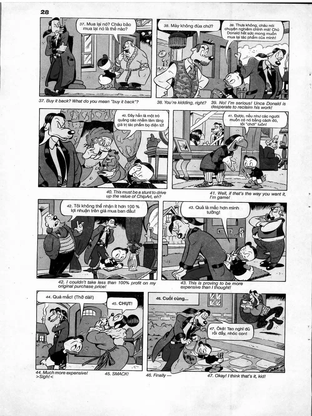 Truyện Tranh Donald Và Bạn Hữu trang 2