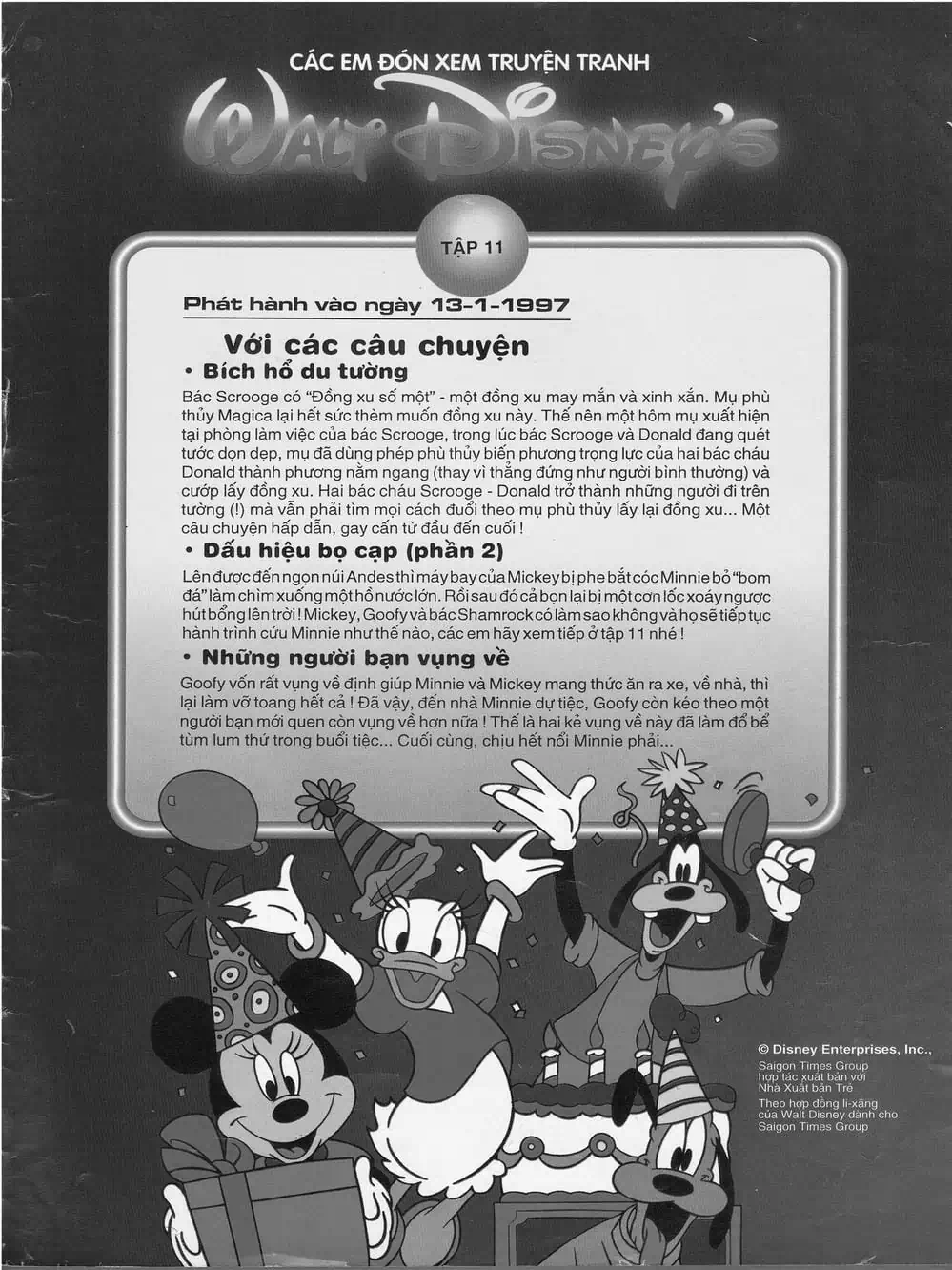 Truyện Tranh Donald Và Bạn Hữu trang 2