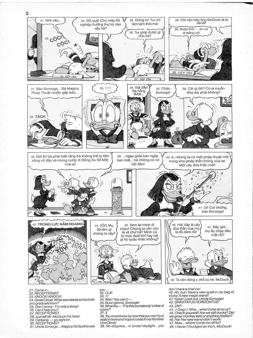Truyện Tranh Donald Và Bạn Hữu trang 2