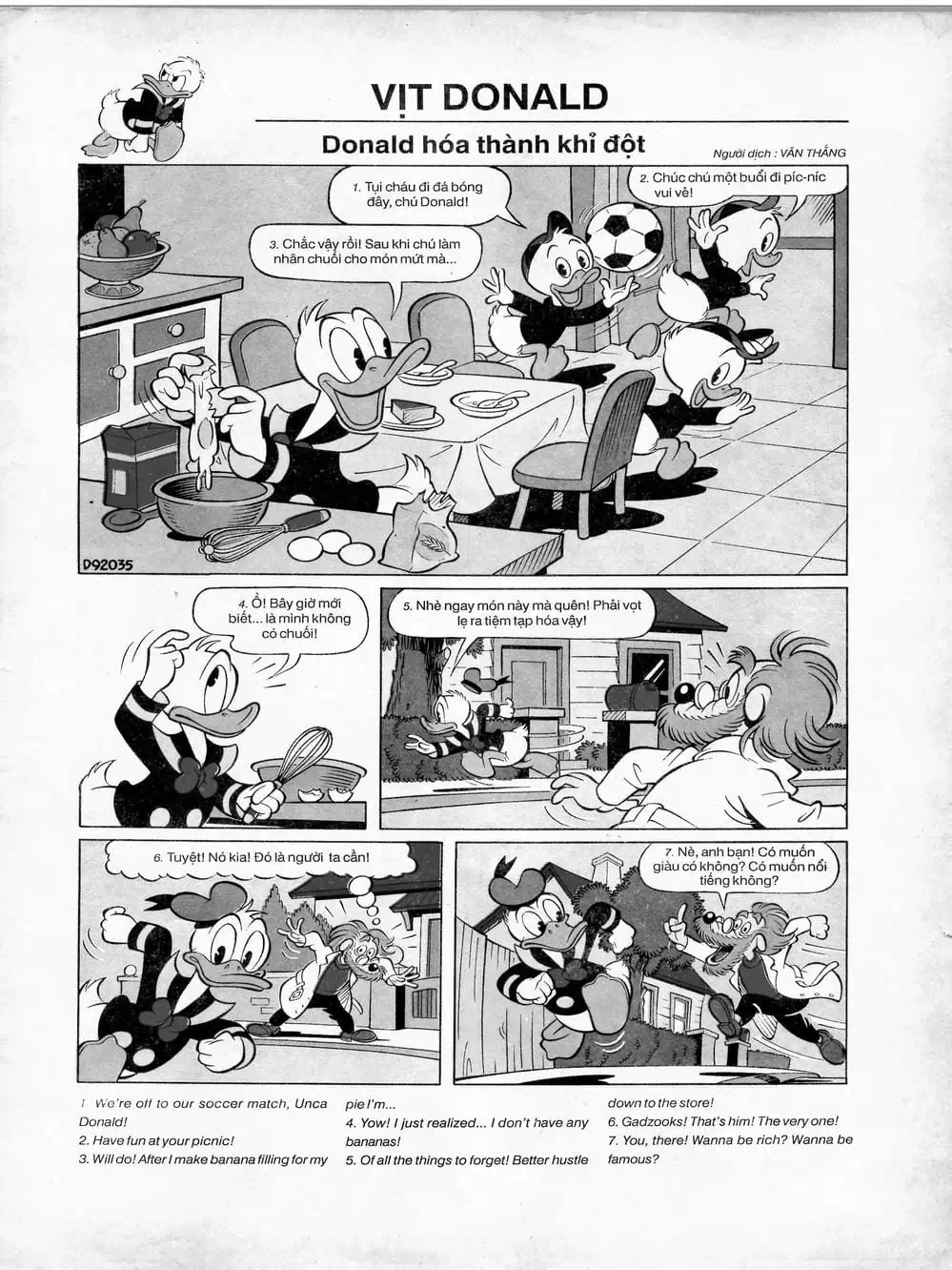 Truyện Tranh Donald Và Bạn Hữu trang 2