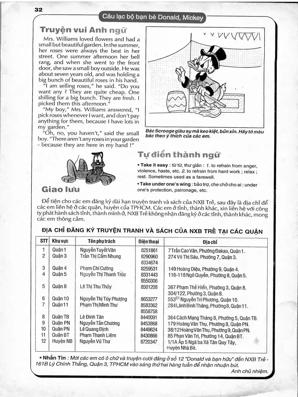 Truyện Tranh Donald Và Bạn Hữu trang 2