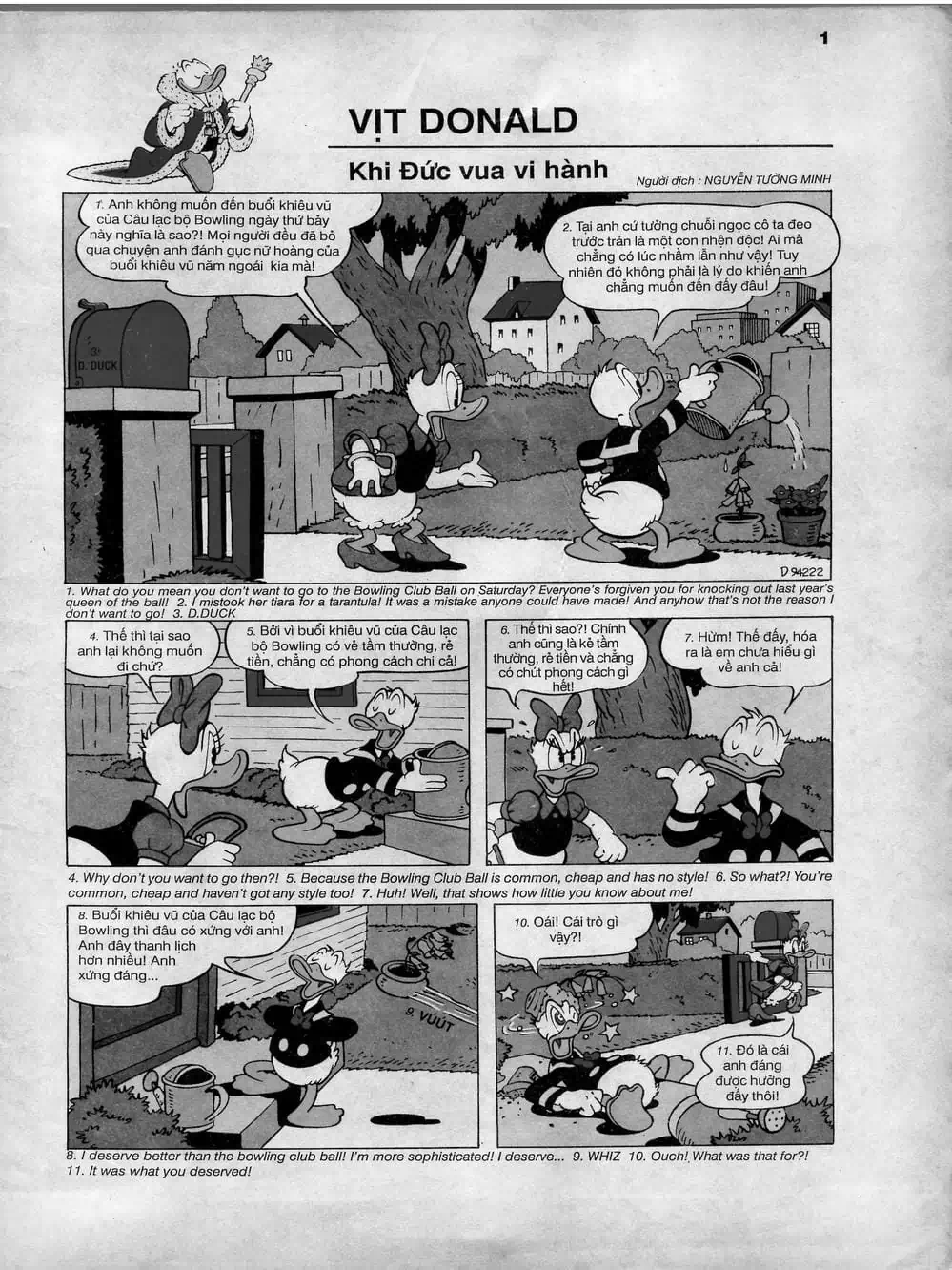 Truyện Tranh Donald Và Bạn Hữu trang 2