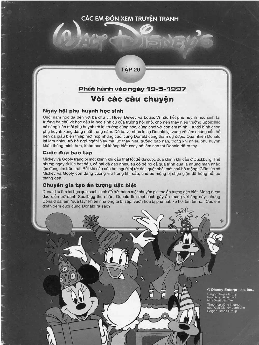Truyện Tranh Donald Và Bạn Hữu trang 2