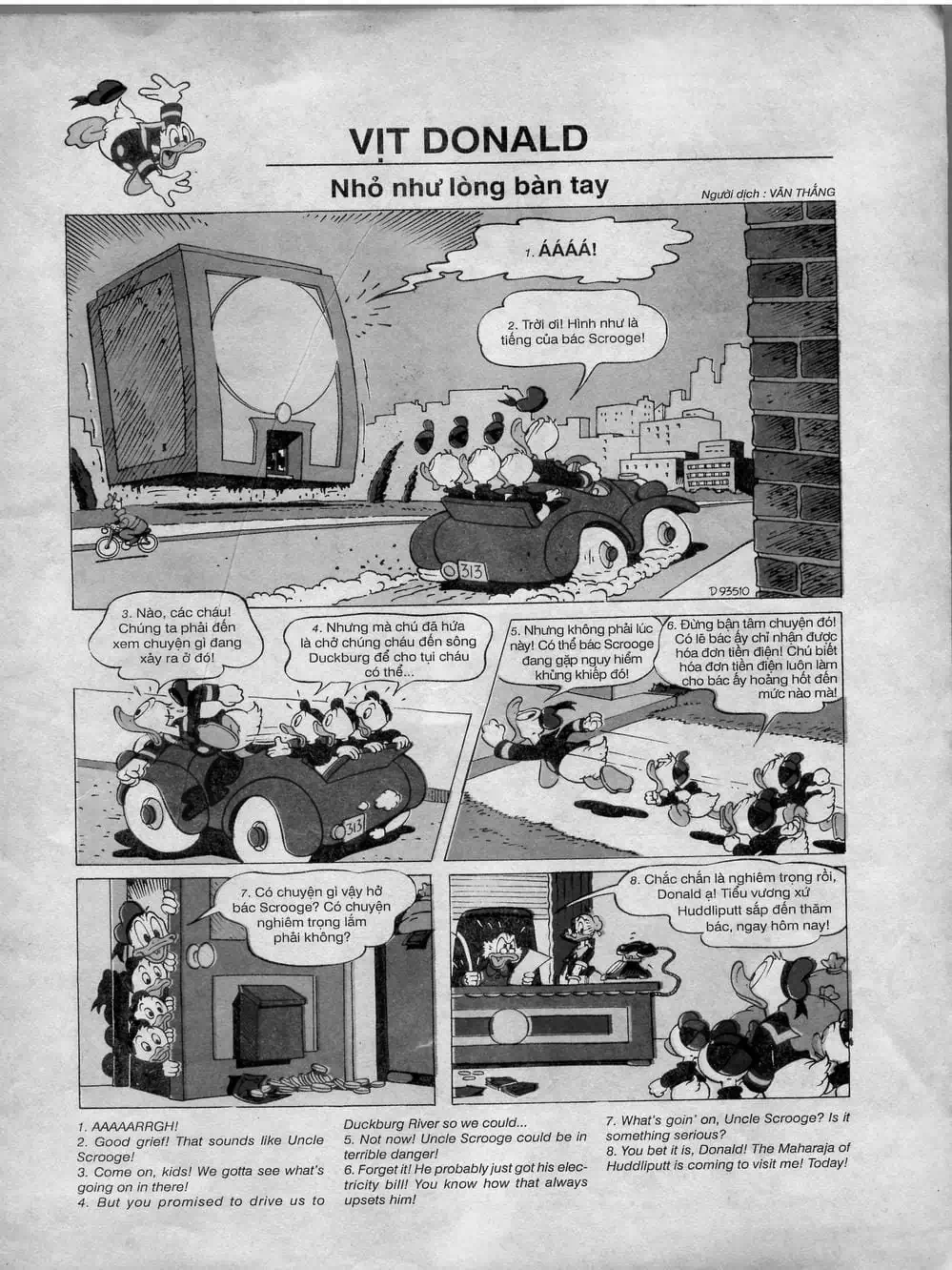 Truyện Tranh Donald Và Bạn Hữu trang 2