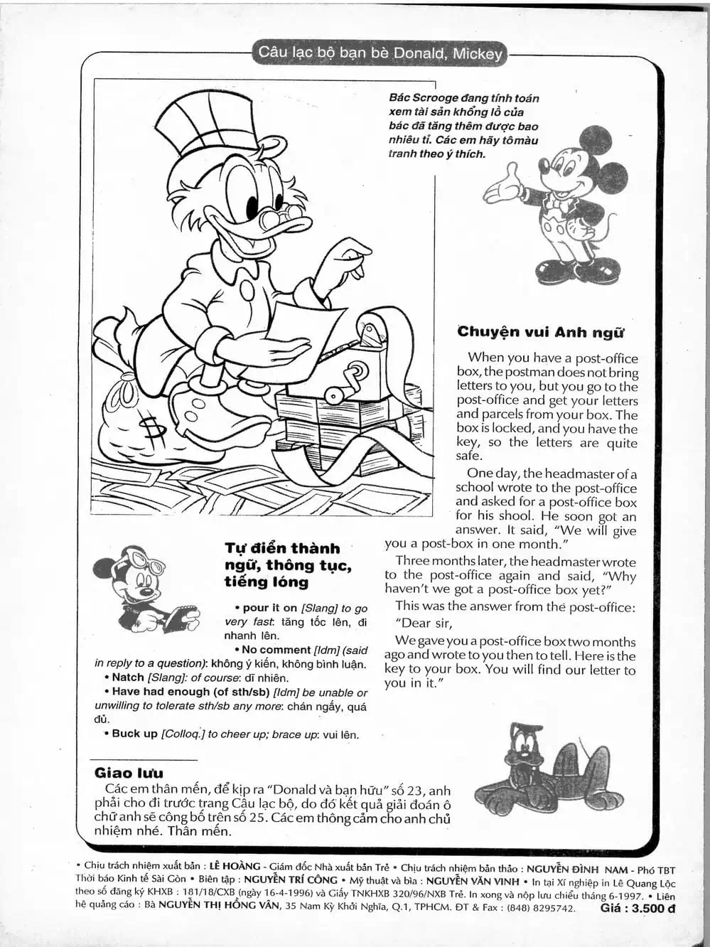 Truyện Tranh Donald Và Bạn Hữu trang 2
