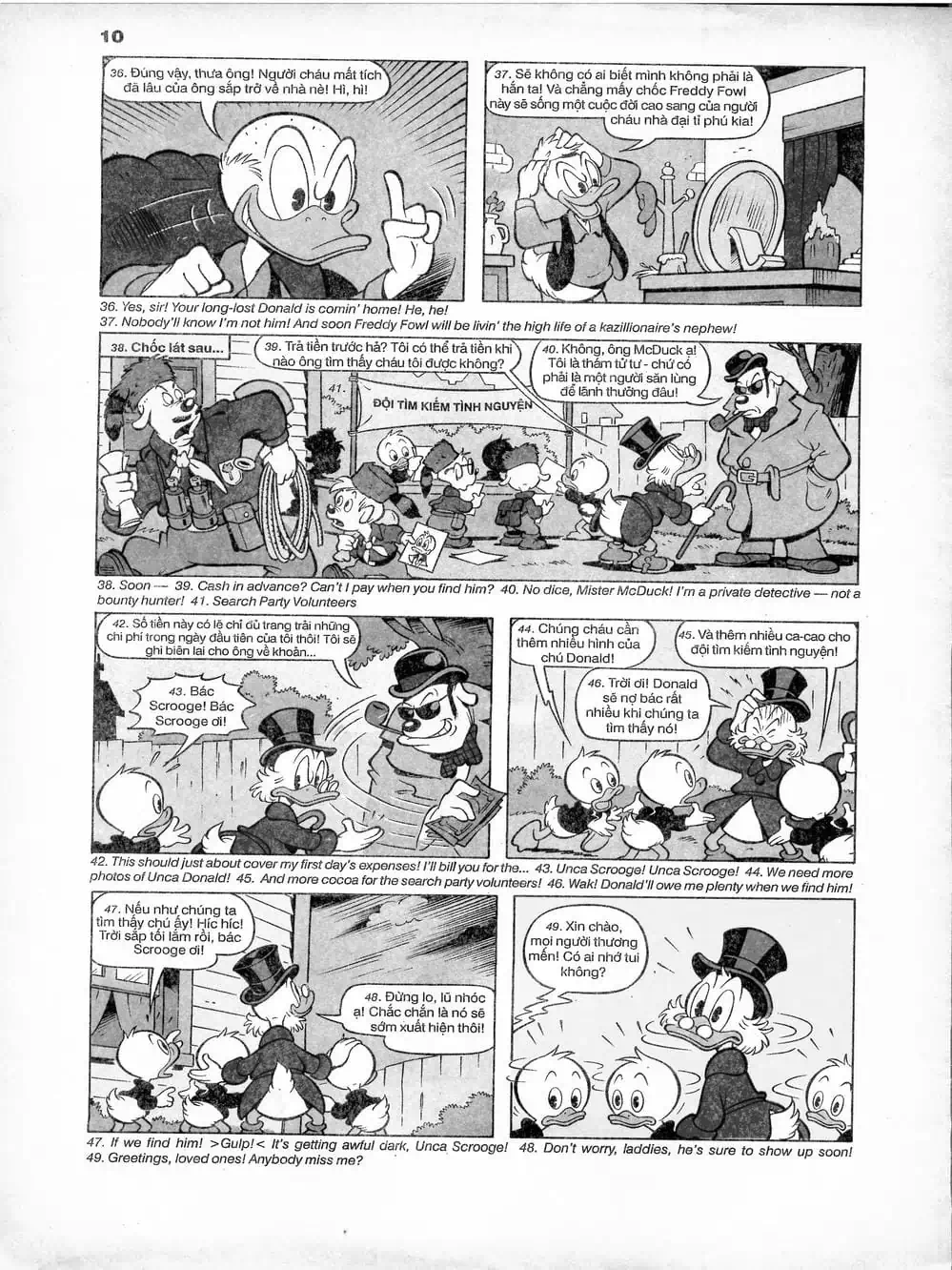Truyện Tranh Donald Và Bạn Hữu trang 2