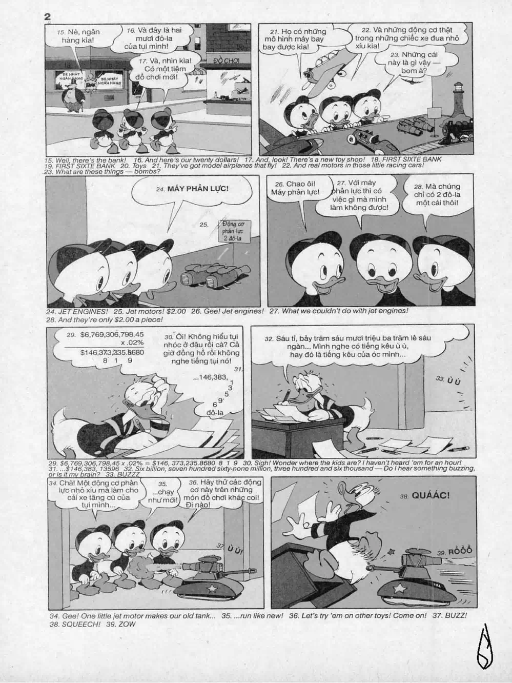 Truyện Tranh Donald Và Bạn Hữu trang 2