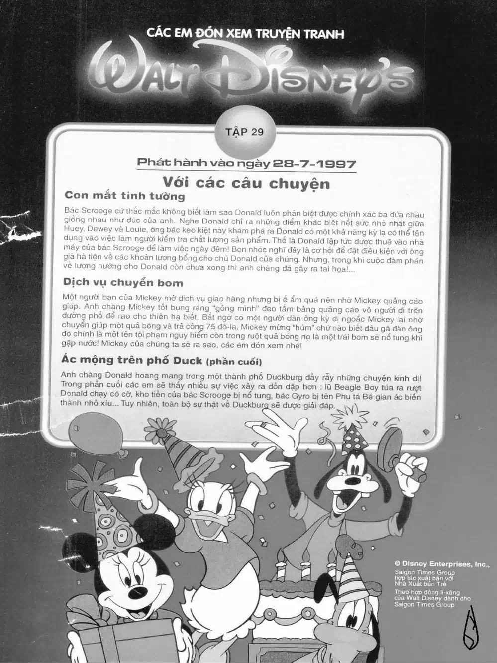 Truyện Tranh Donald Và Bạn Hữu trang 2