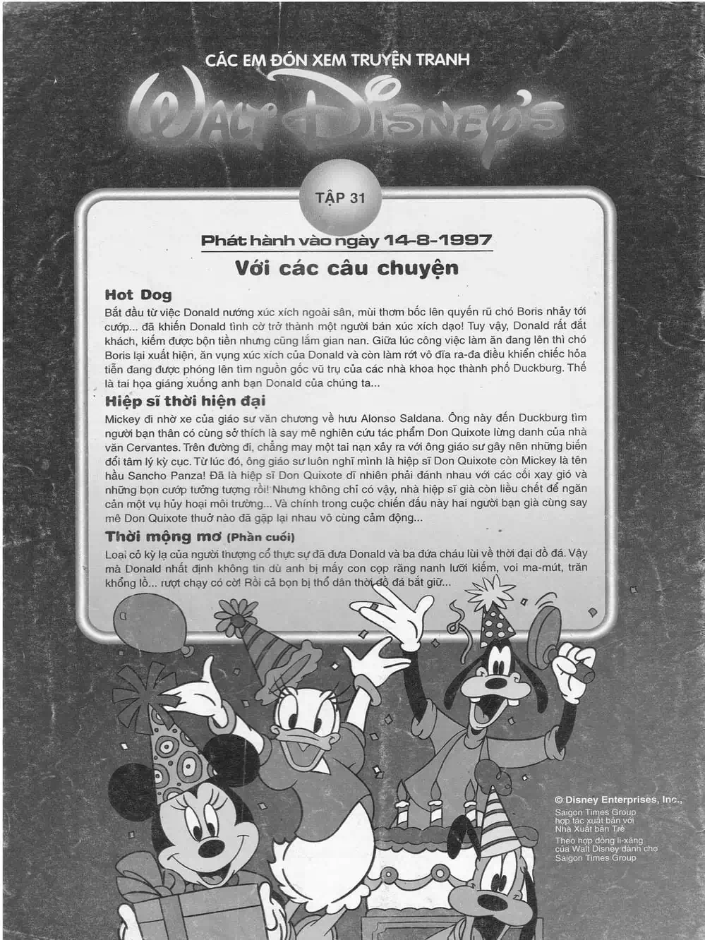 Truyện Tranh Donald Và Bạn Hữu trang 2