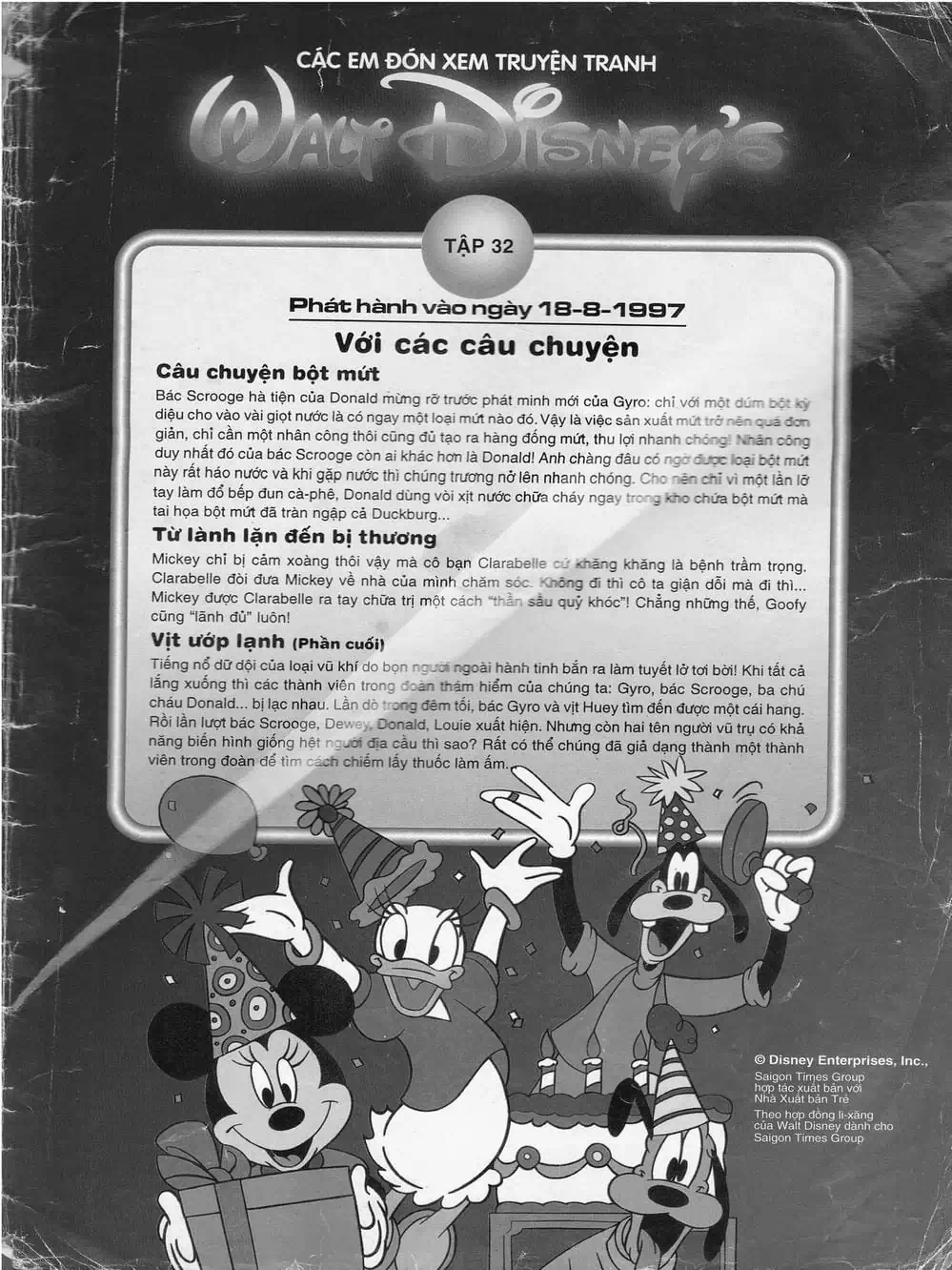 Truyện Tranh Donald Và Bạn Hữu trang 2