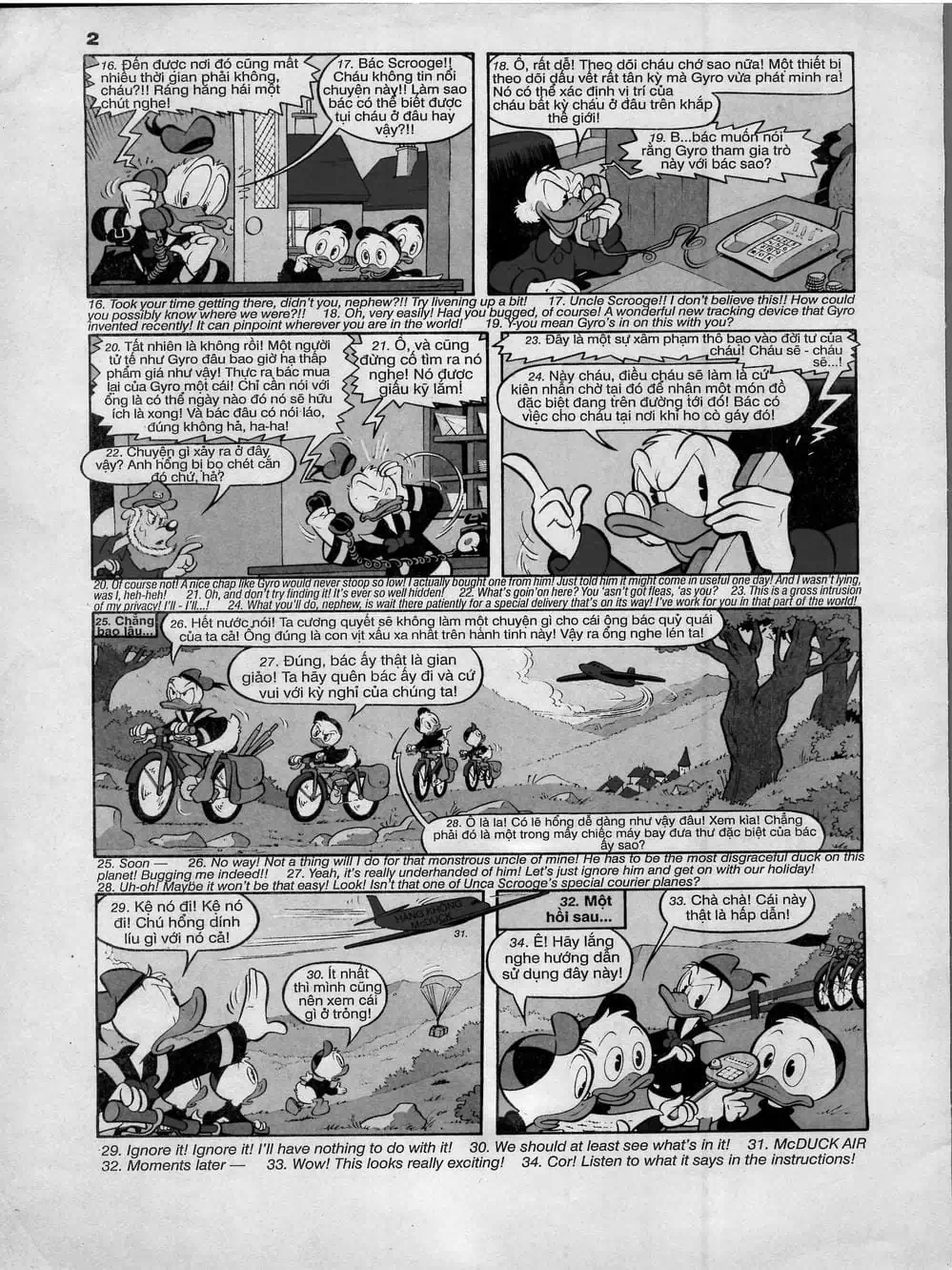 Truyện Tranh Donald Và Bạn Hữu trang 2