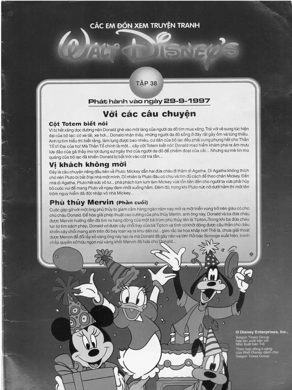 Truyện Tranh Donald Và Bạn Hữu trang 2