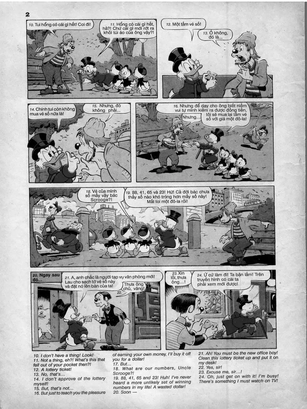 Truyện Tranh Donald Và Bạn Hữu trang 2