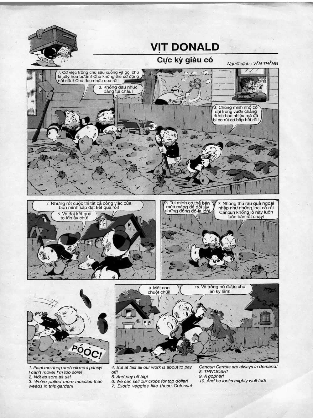 Truyện Tranh Donald Và Bạn Hữu trang 2