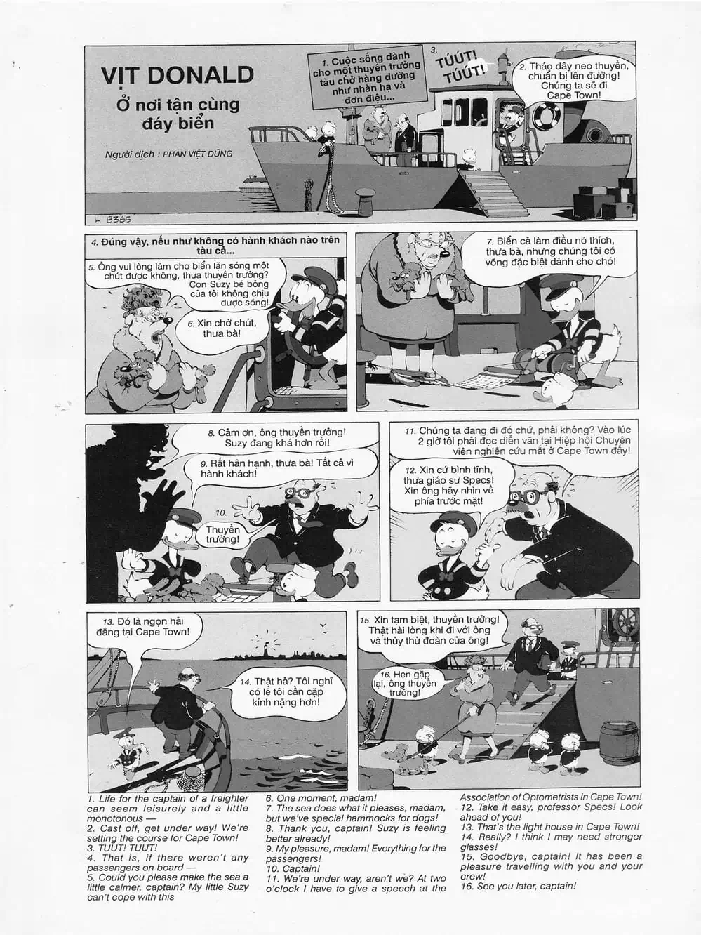 Truyện Tranh Donald Và Bạn Hữu trang 2