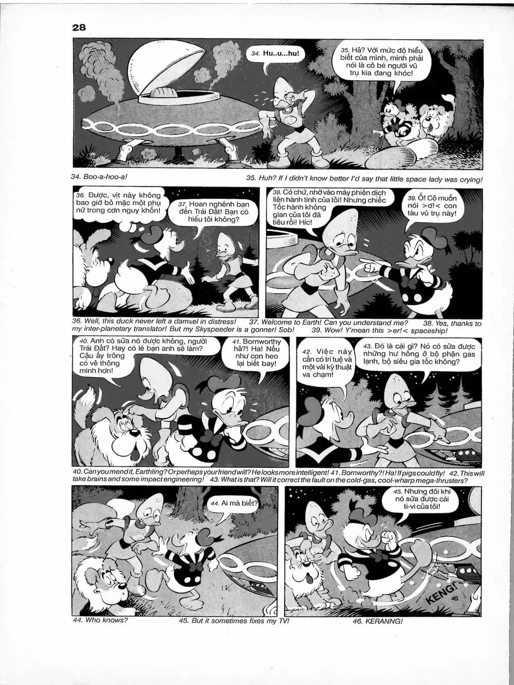 Truyện Tranh Donald Và Bạn Hữu trang 2