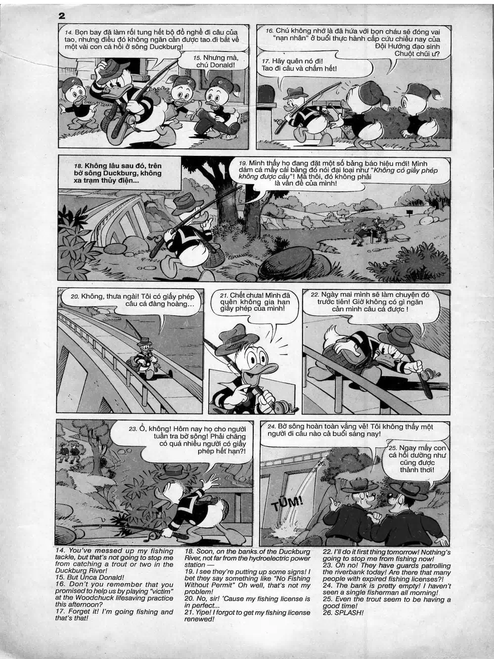 Truyện Tranh Donald Và Bạn Hữu trang 2