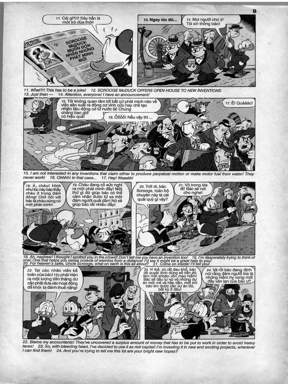 Truyện Tranh Donald Và Bạn Hữu trang 2