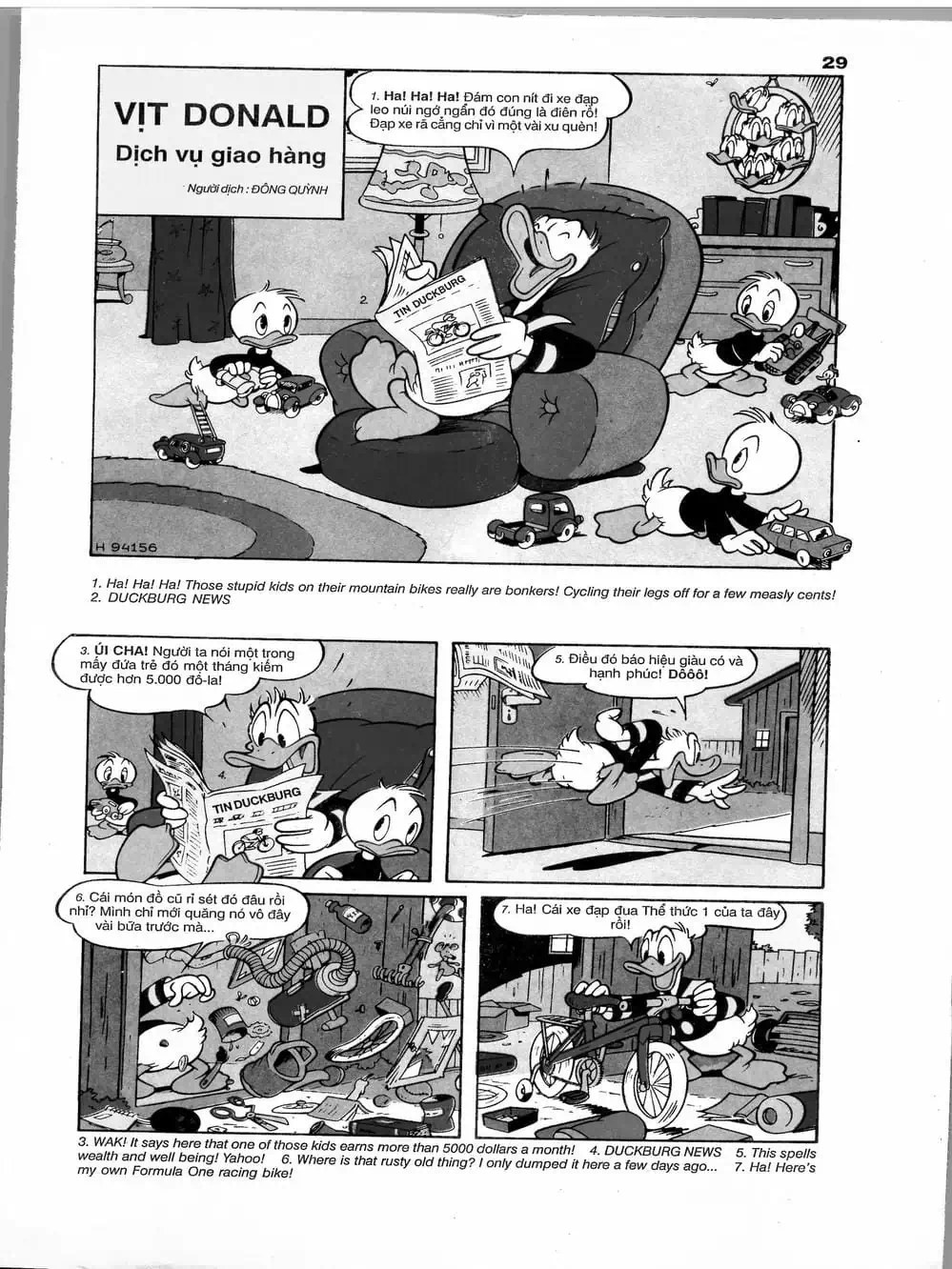 Truyện Tranh Donald Và Bạn Hữu trang 2