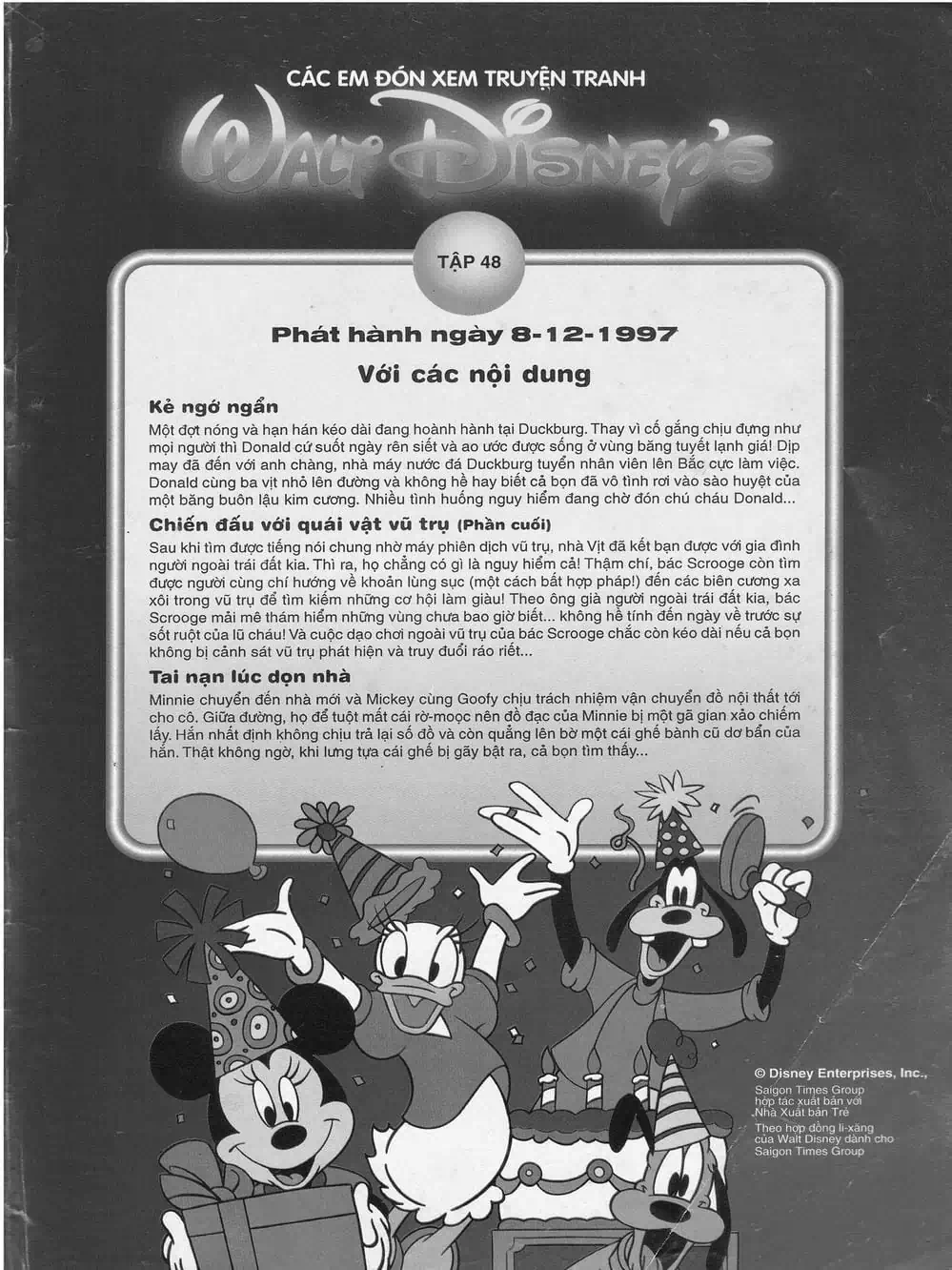 Truyện Tranh Donald Và Bạn Hữu trang 2