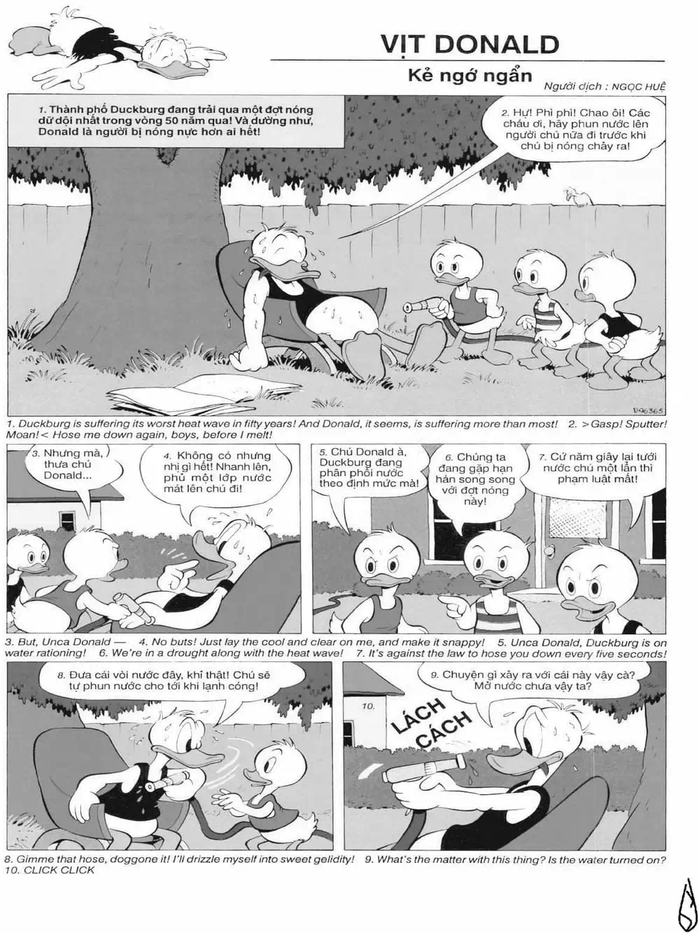 Truyện Tranh Donald Và Bạn Hữu trang 2