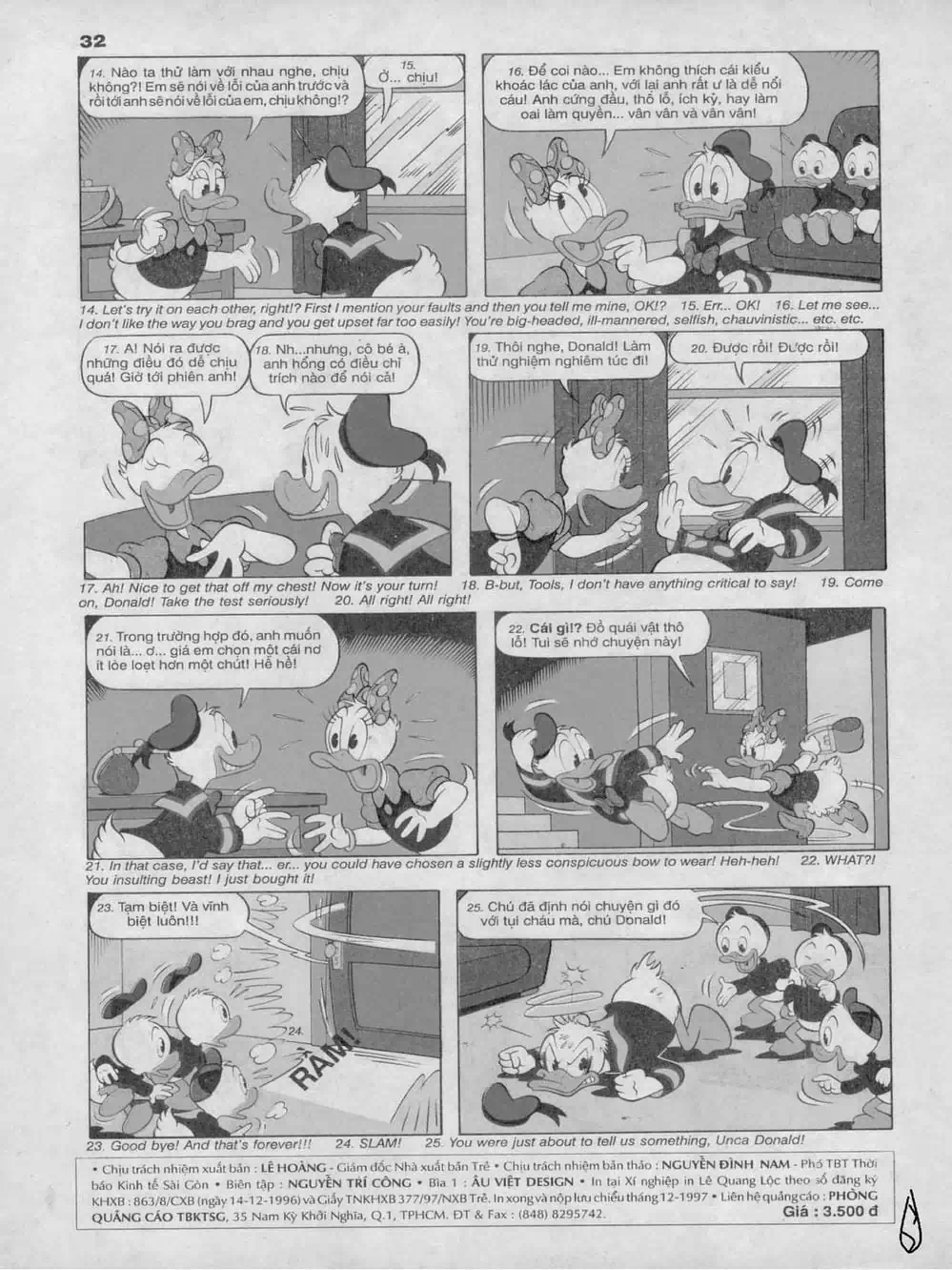 Truyện Tranh Donald Và Bạn Hữu trang 2