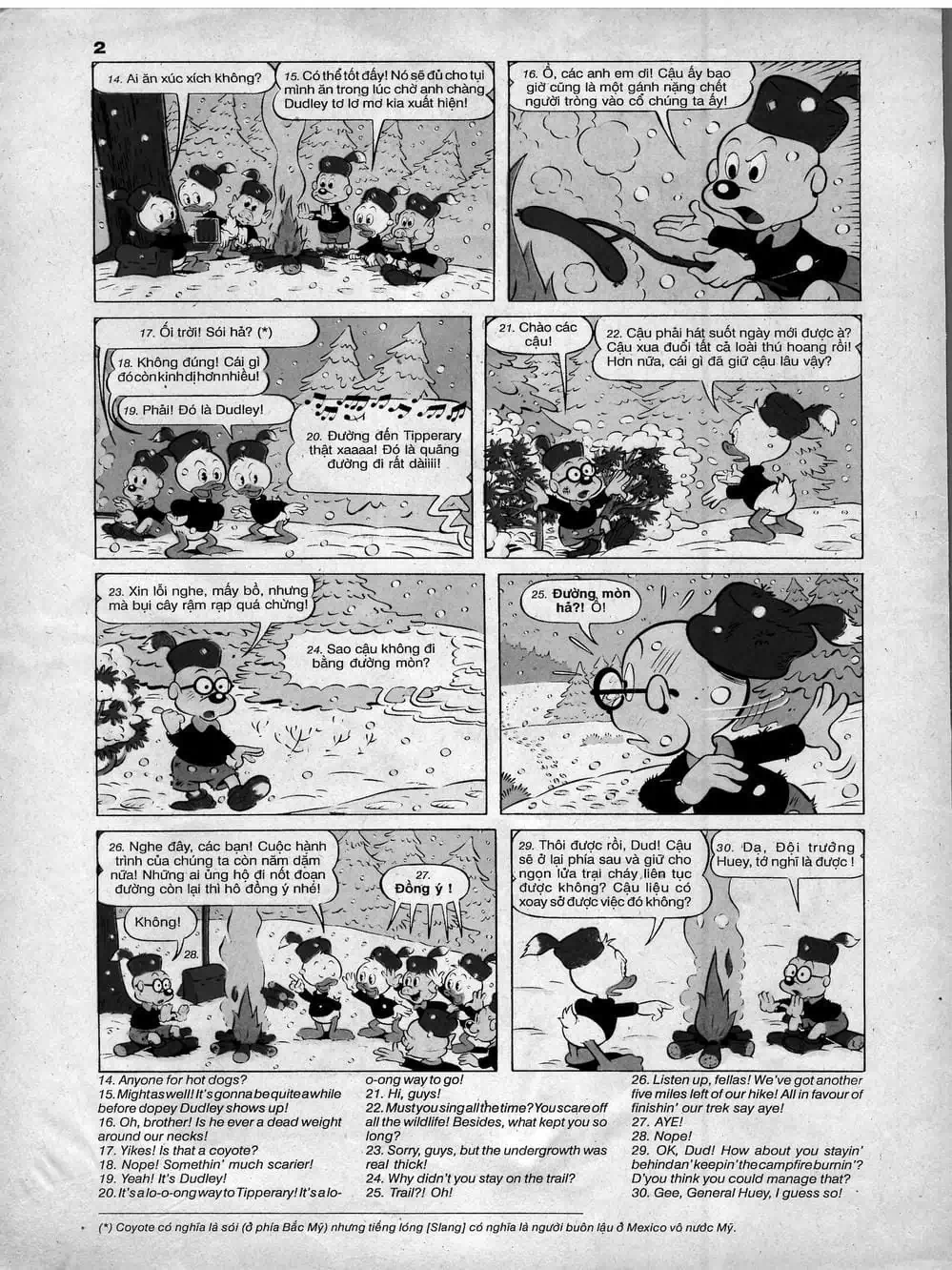 Truyện Tranh Donald Và Bạn Hữu trang 2
