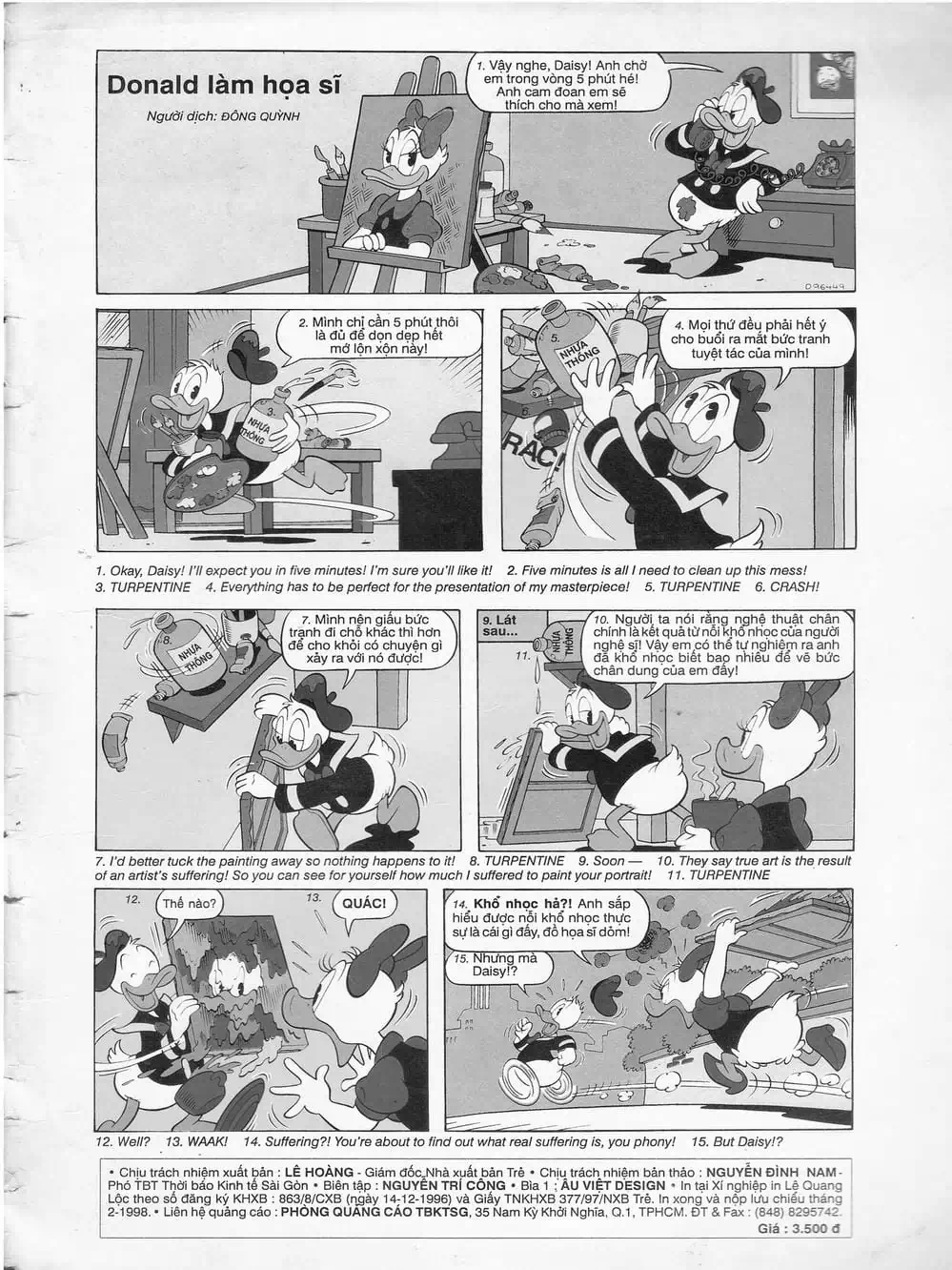 Truyện Tranh Donald Và Bạn Hữu trang 2