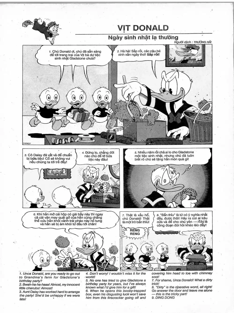 Truyện Tranh Donald Và Bạn Hữu trang 2