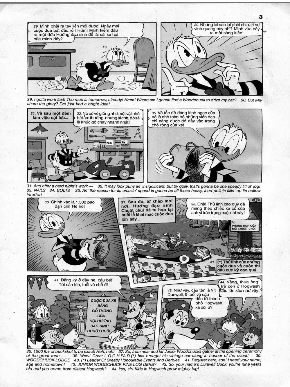 Truyện Tranh Donald Và Bạn Hữu trang 2