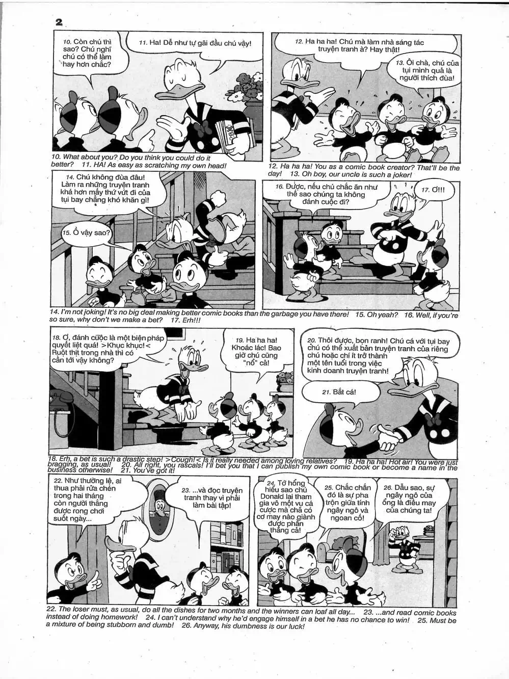 Truyện Tranh Donald Và Bạn Hữu trang 2