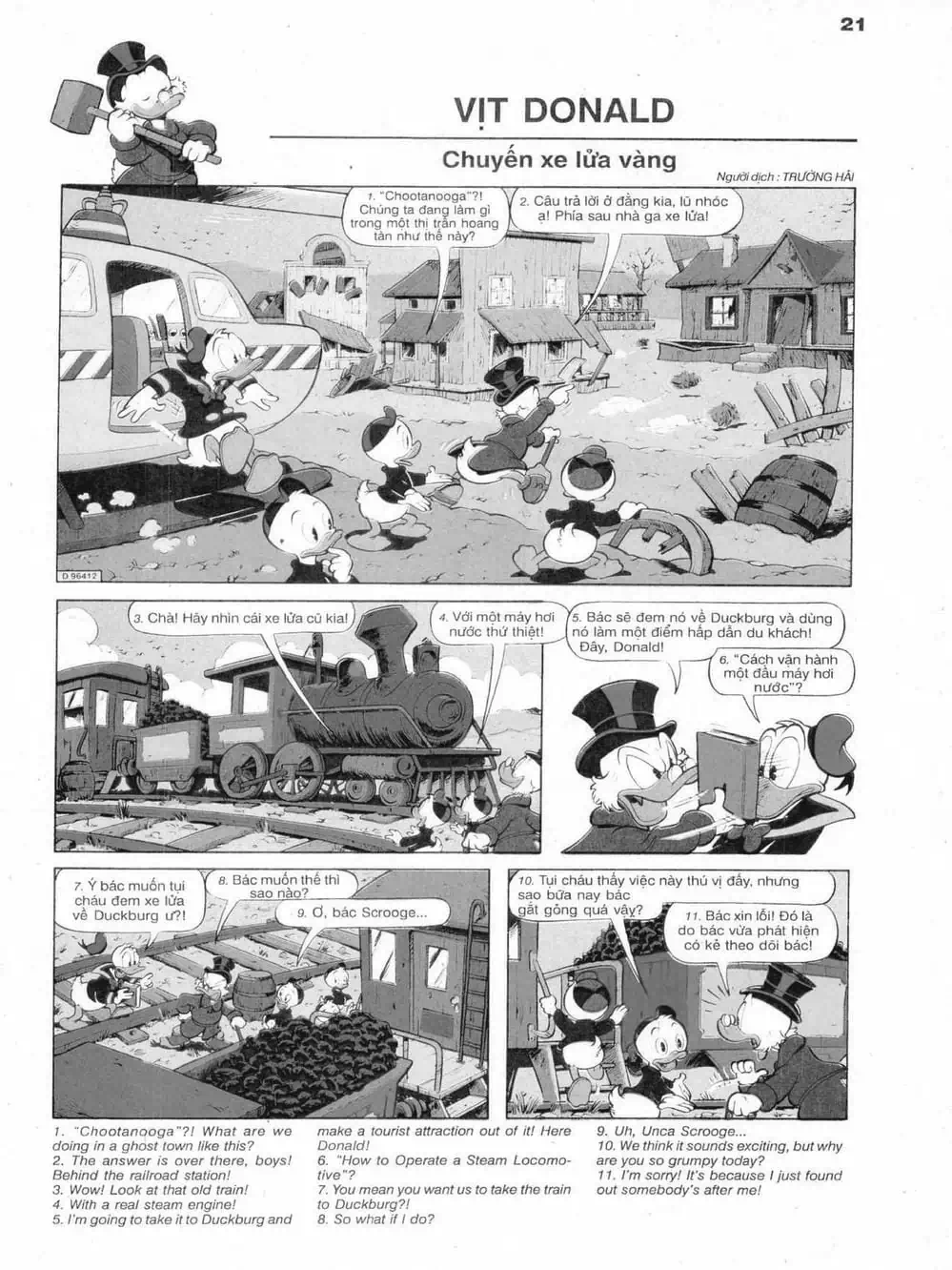 Truyện Tranh Donald Và Bạn Hữu trang 2