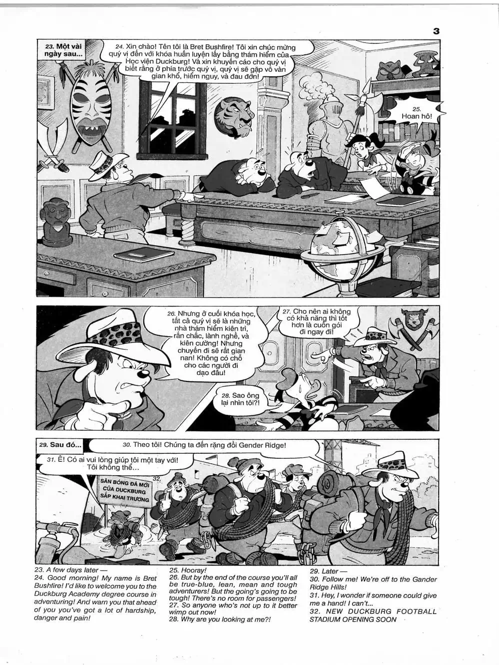 Truyện Tranh Donald Và Bạn Hữu trang 2