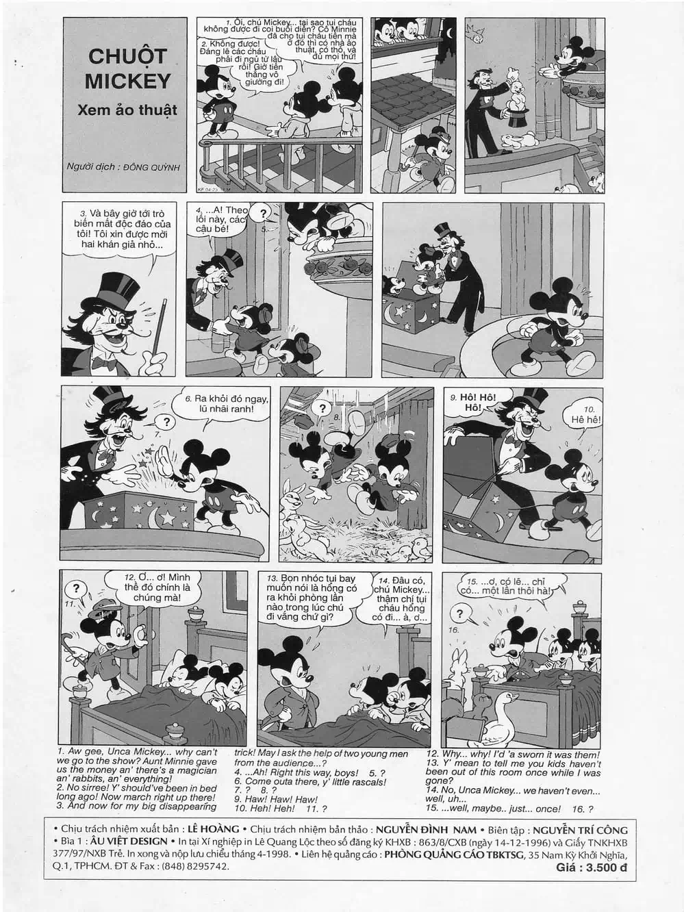 Truyện Tranh Donald Và Bạn Hữu trang 2