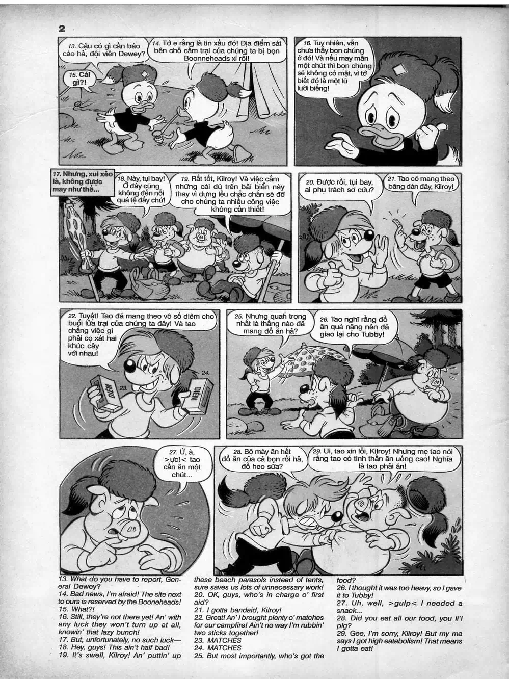 Truyện Tranh Donald Và Bạn Hữu trang 2