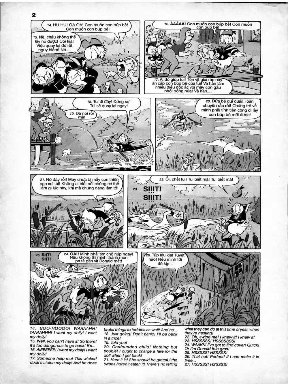 Truyện Tranh Donald Và Bạn Hữu trang 2