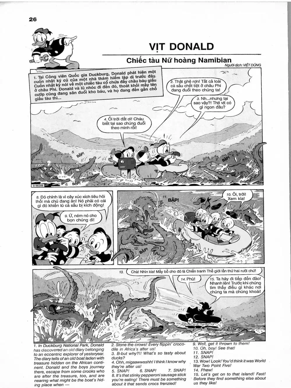 Truyện Tranh Donald Và Bạn Hữu trang 2