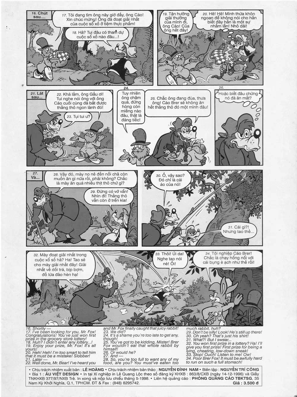 Truyện Tranh Donald Và Bạn Hữu trang 2