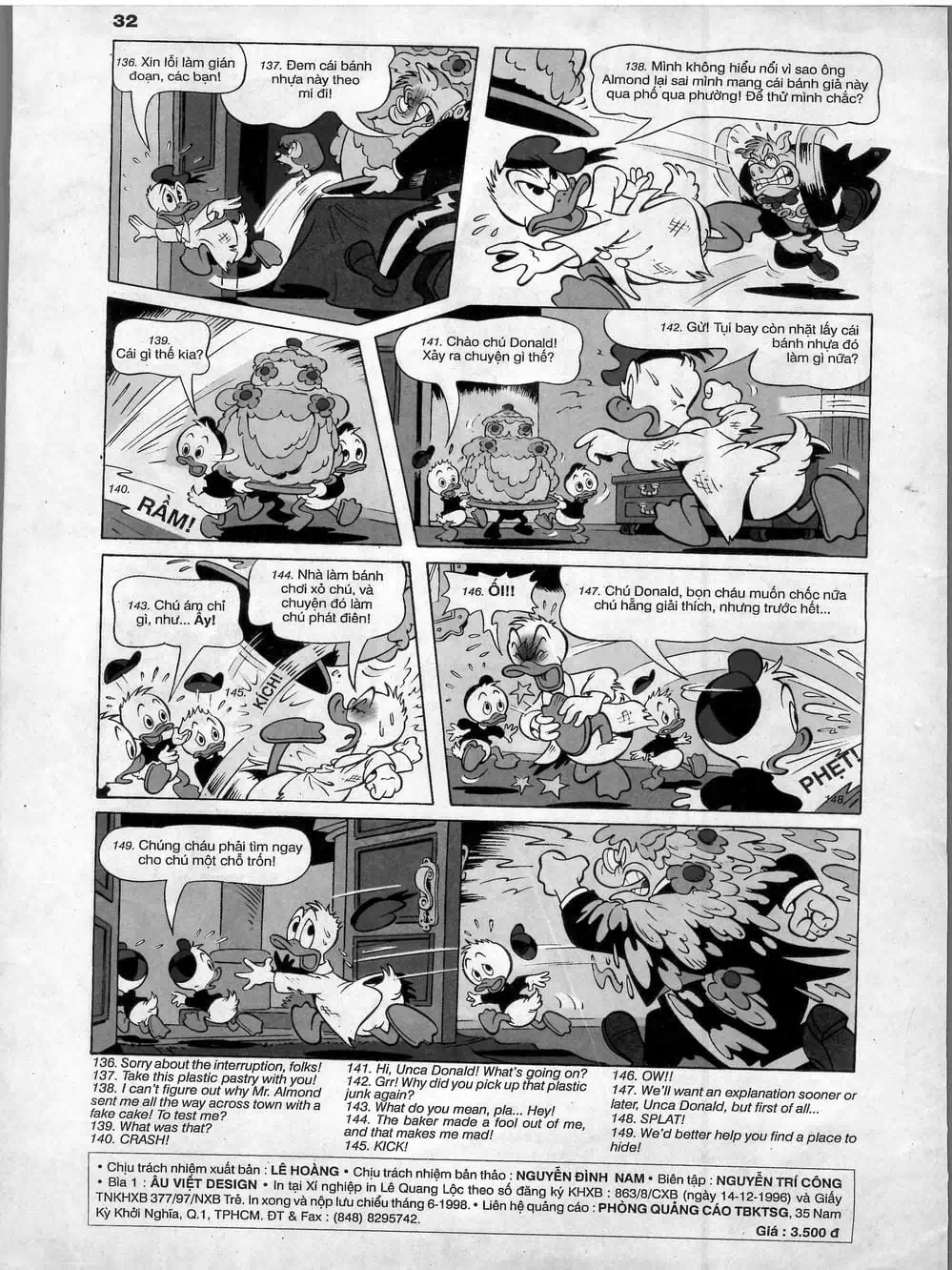 Truyện Tranh Donald Và Bạn Hữu trang 2