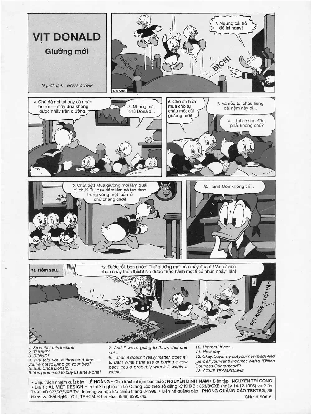 Truyện Tranh Donald Và Bạn Hữu trang 2