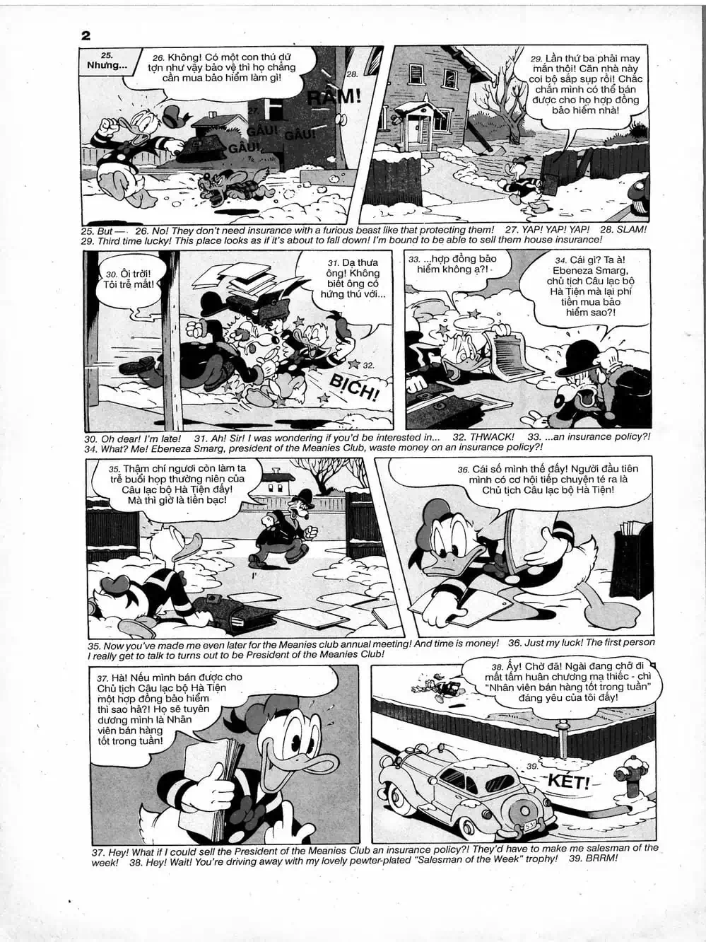 Truyện Tranh Donald Và Bạn Hữu trang 2