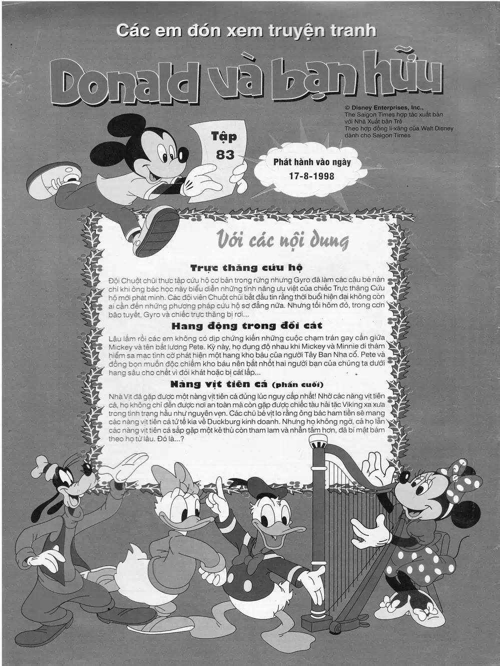Truyện Tranh Donald Và Bạn Hữu trang 2