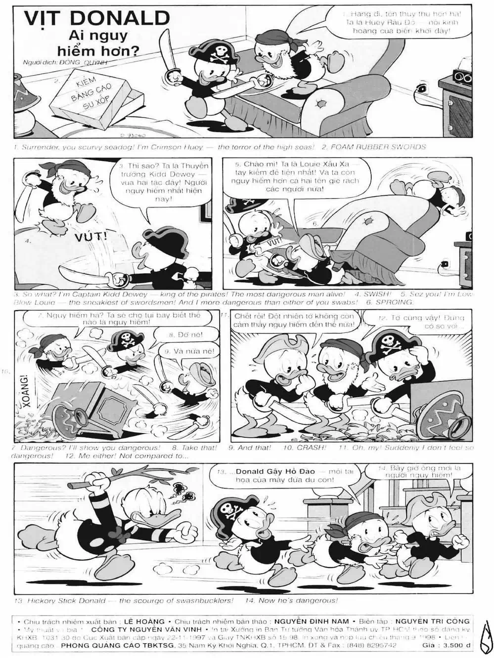 Truyện Tranh Donald Và Bạn Hữu trang 2