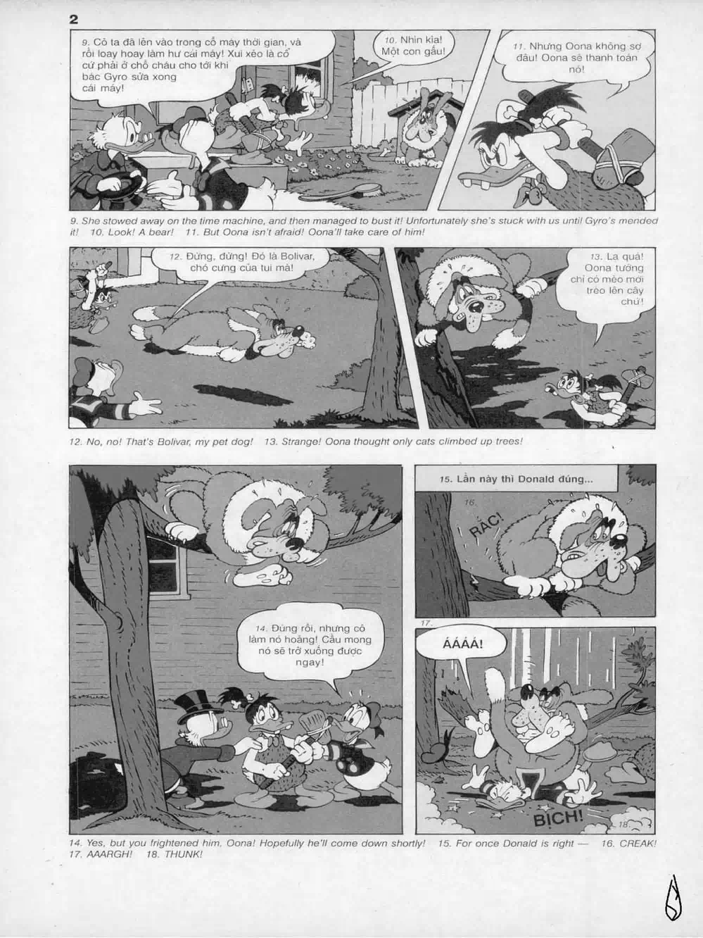 Truyện Tranh Donald Và Bạn Hữu trang 2