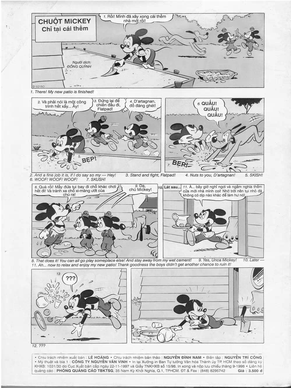Truyện Tranh Donald Và Bạn Hữu trang 2