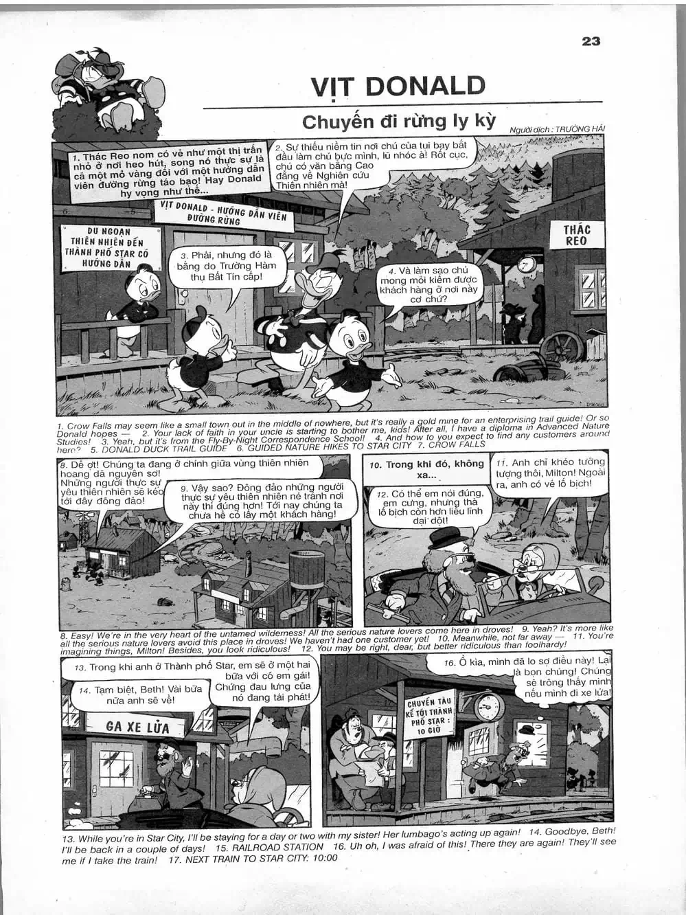 Truyện Tranh Donald Và Bạn Hữu trang 2