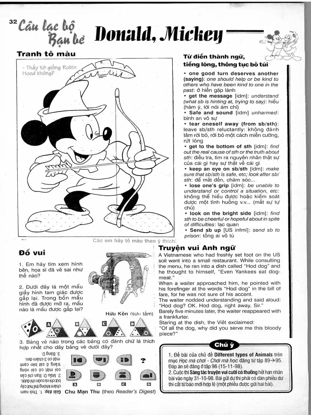 Truyện Tranh Donald Và Bạn Hữu trang 2