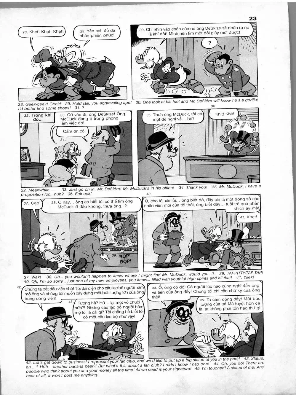 Truyện Tranh Donald Và Bạn Hữu trang 2