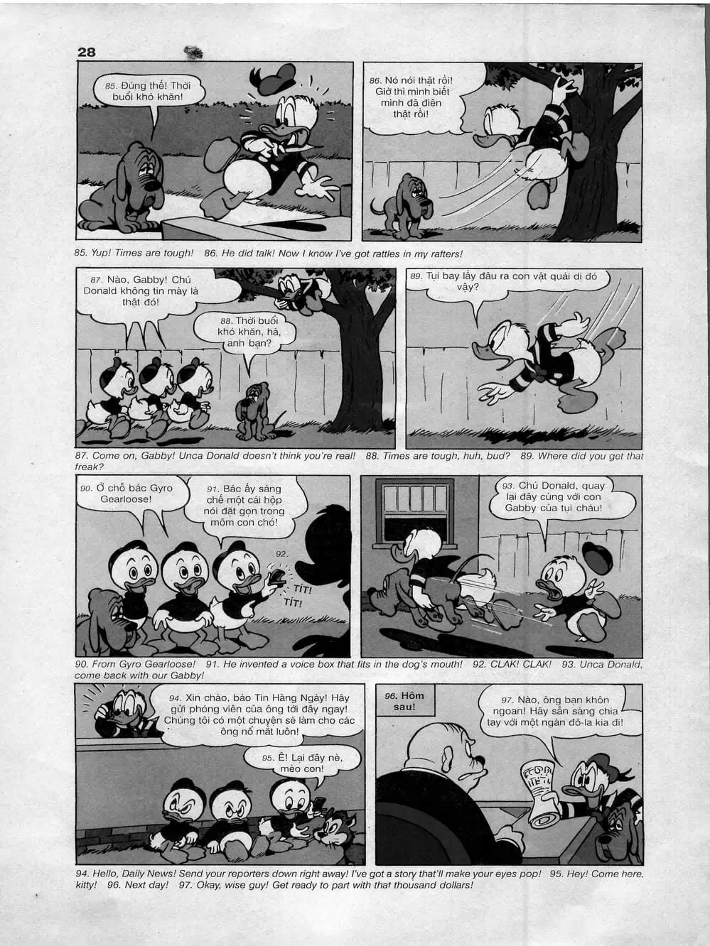 Truyện Tranh Donald Và Bạn Hữu trang 2