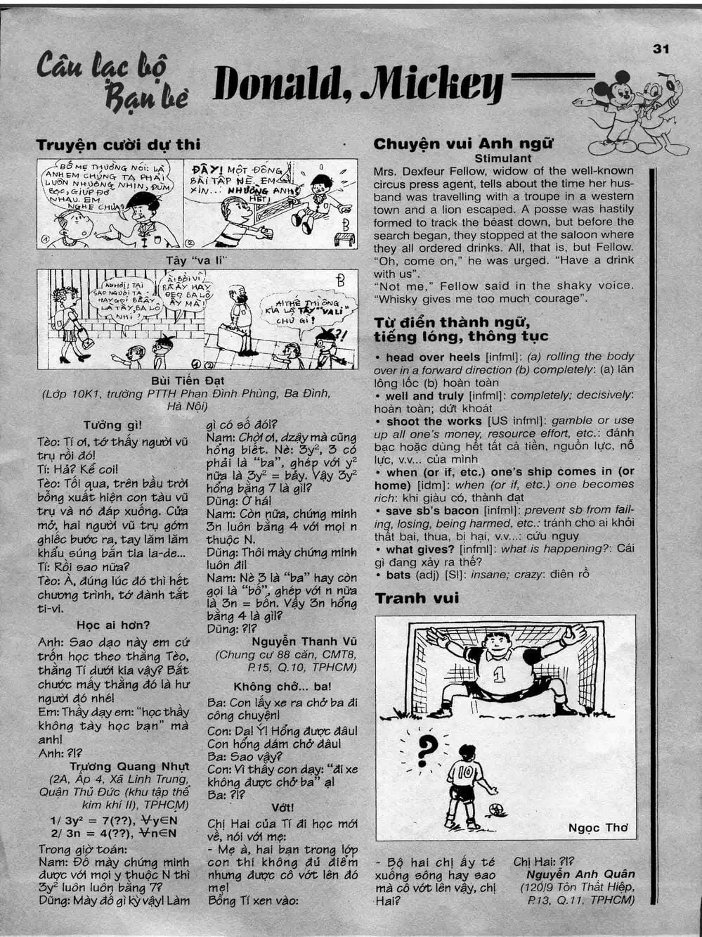 Truyện Tranh Donald Và Bạn Hữu trang 2
